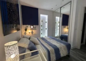 Dormitorio azul